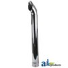 A & I Products Chrome Exhaust Stack, Curved 52" x8.5" x8" A-ZNL89485C